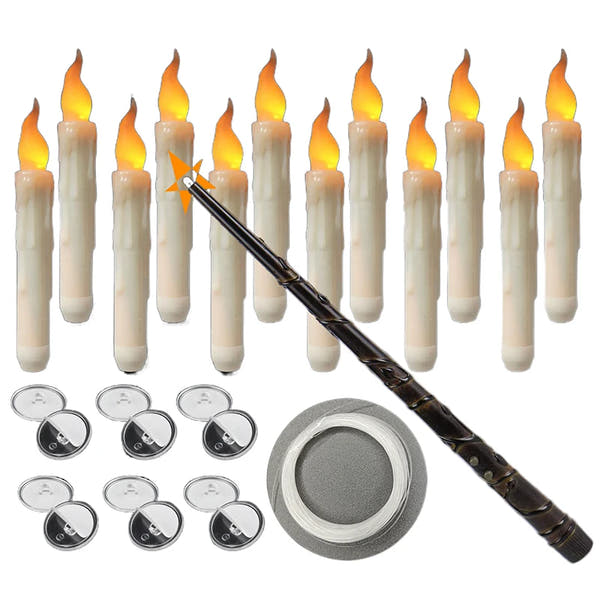Cursed Candle Magic Candles with Wand Remote