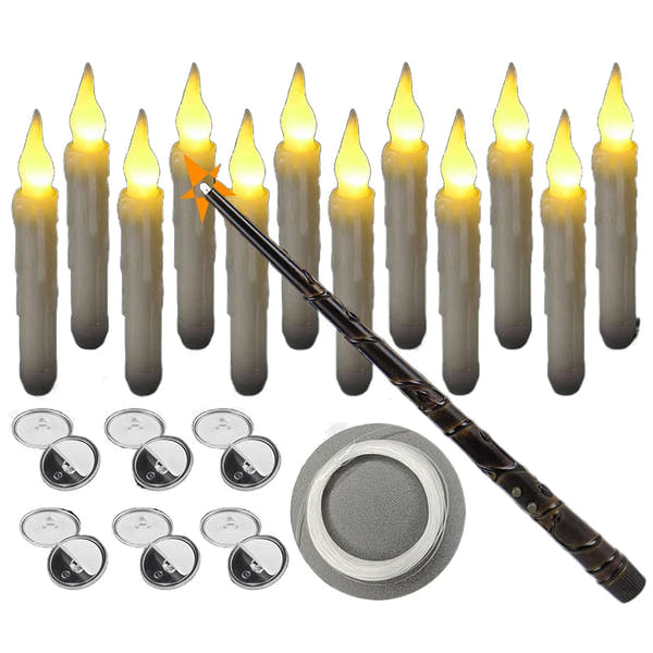 Cursed Candle Magic Candles with Wand Remote