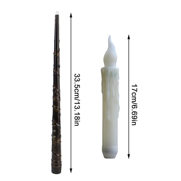 Cursed Candle Magic Candles with Wand Remote